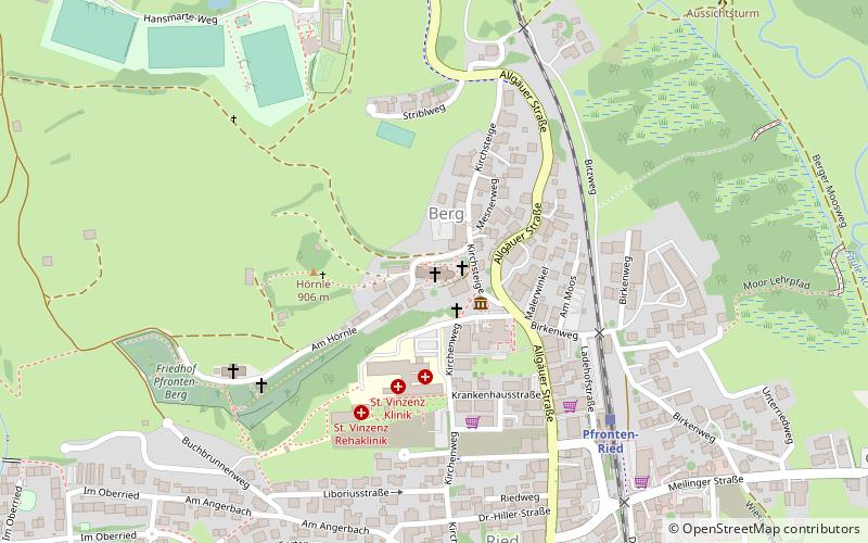 St. Nikolaus parish church location map