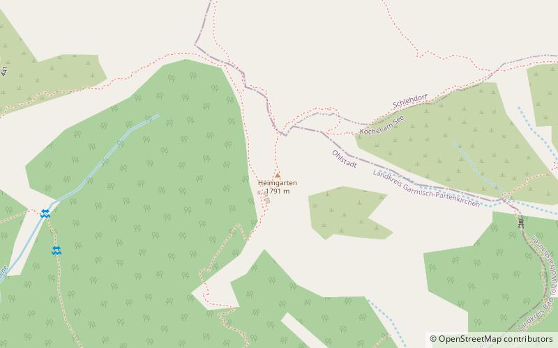 Heimgarten Mountain location map