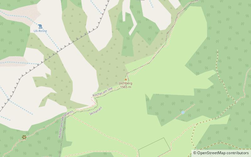 Jochberg Mountain location map