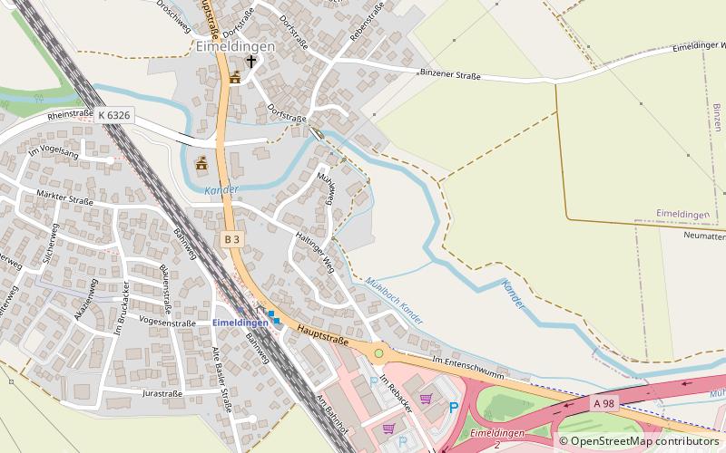 Eimeldingen location map