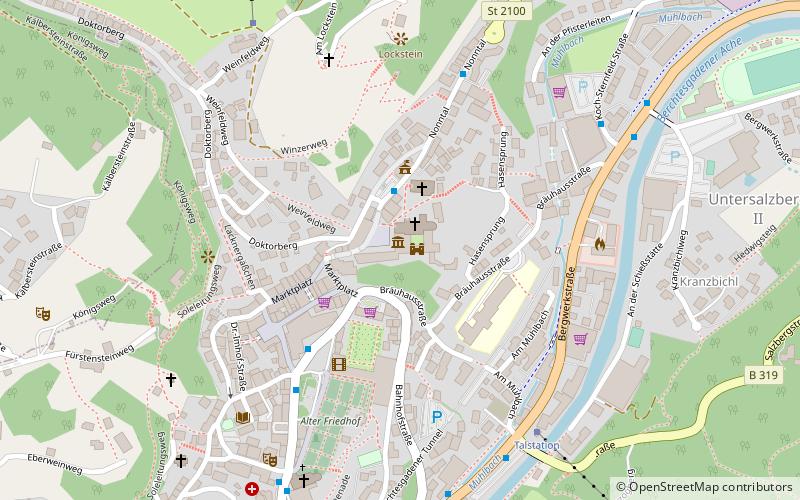 Berchtesgaden Provostry location map