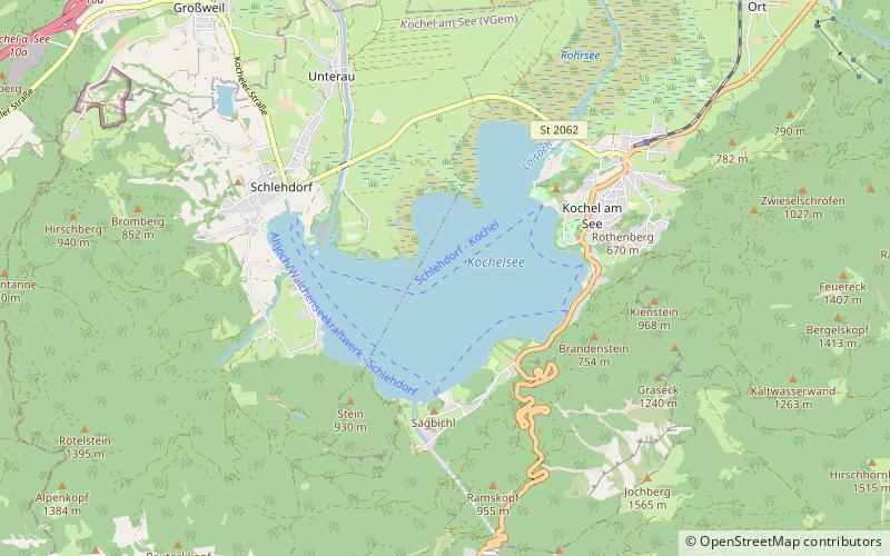 Lac de Kochel location map