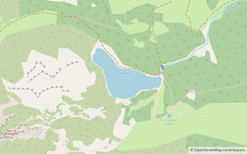 Lago Soin location map