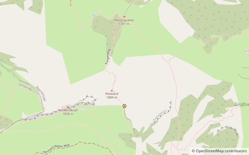 Mangfall Mountains location map