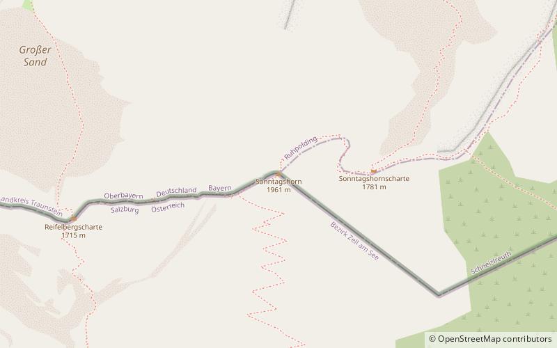 Sonntagshorn location map