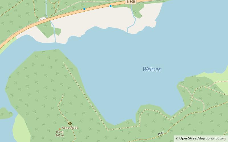 Weitsee location map