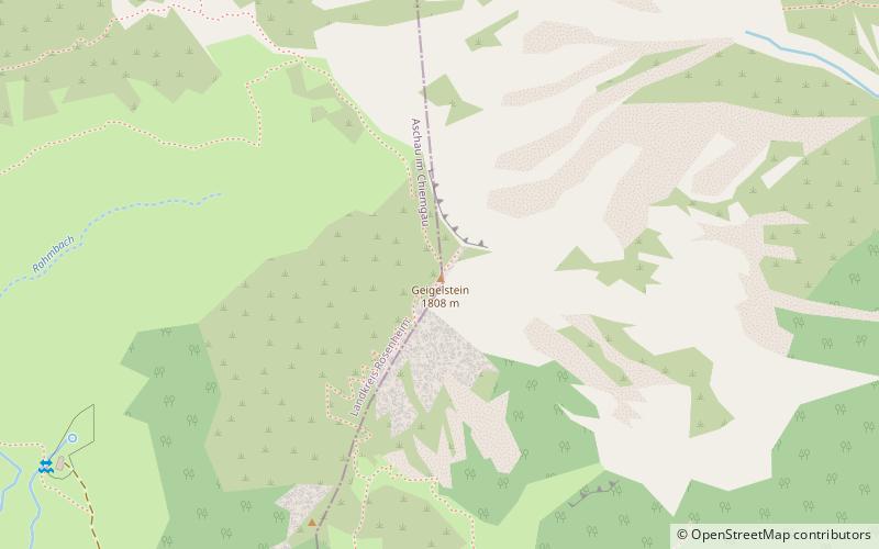 Geigelstein location map