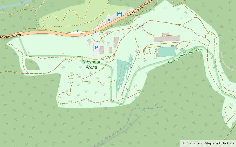 Chiemgau Arena location map