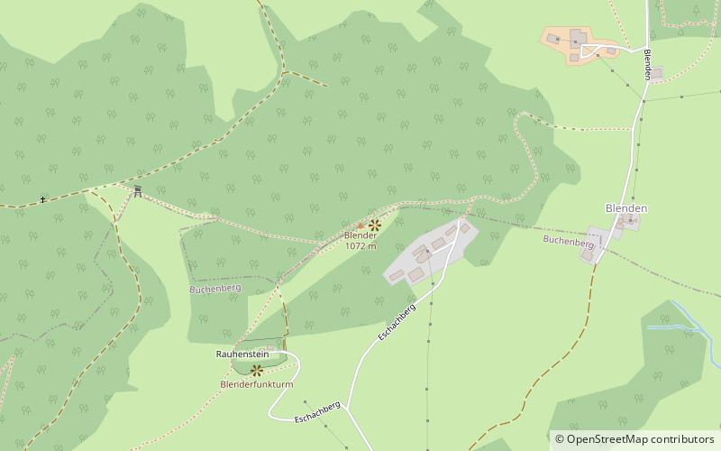 Blender Mountain location map