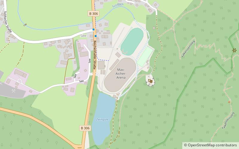 Max Aicher Arena location map