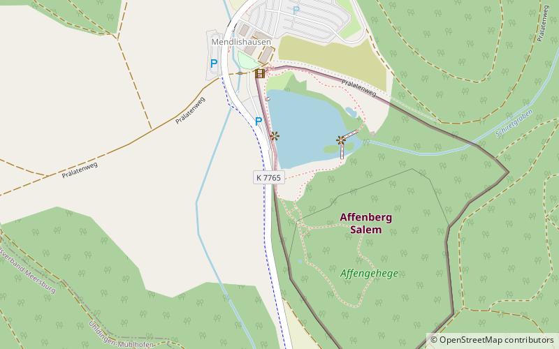 Affenberg Salem location map