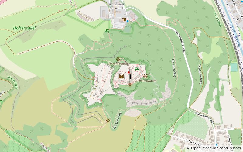 Hohentwiel Castle location map