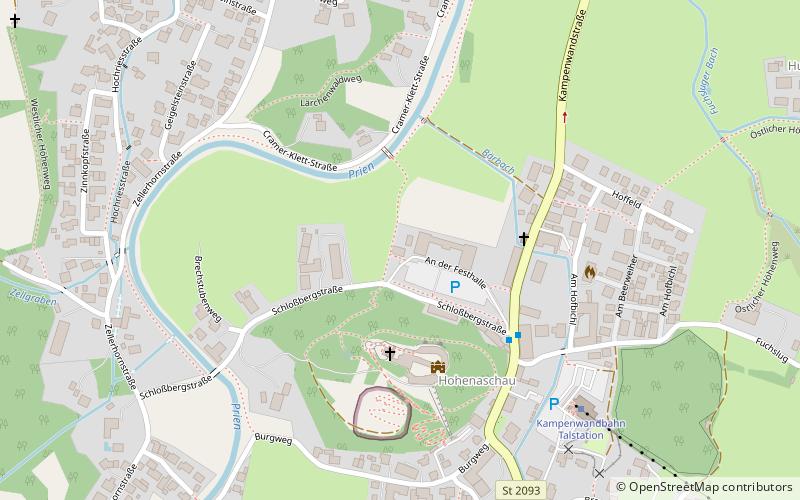 Schlossbergalm location map