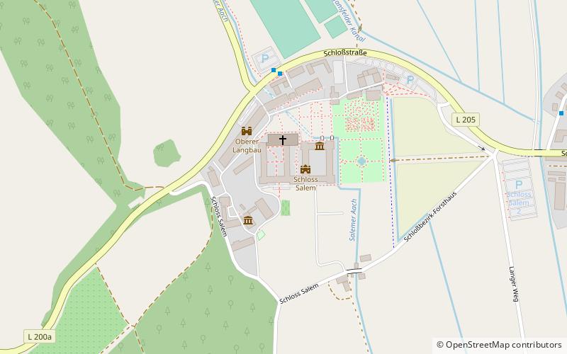 Salem Abbey location map