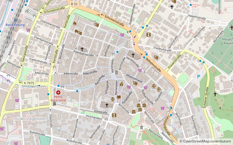 Blaserturm location map