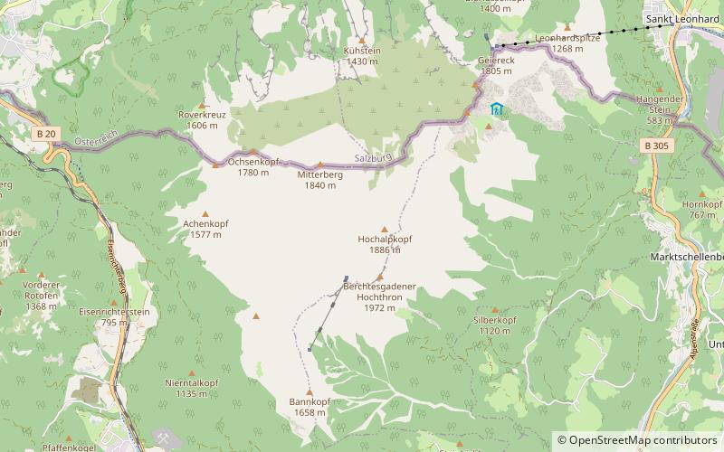 Untersberg location map