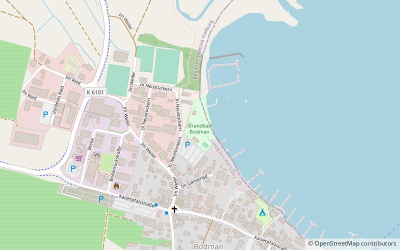 strandbad bodman location map