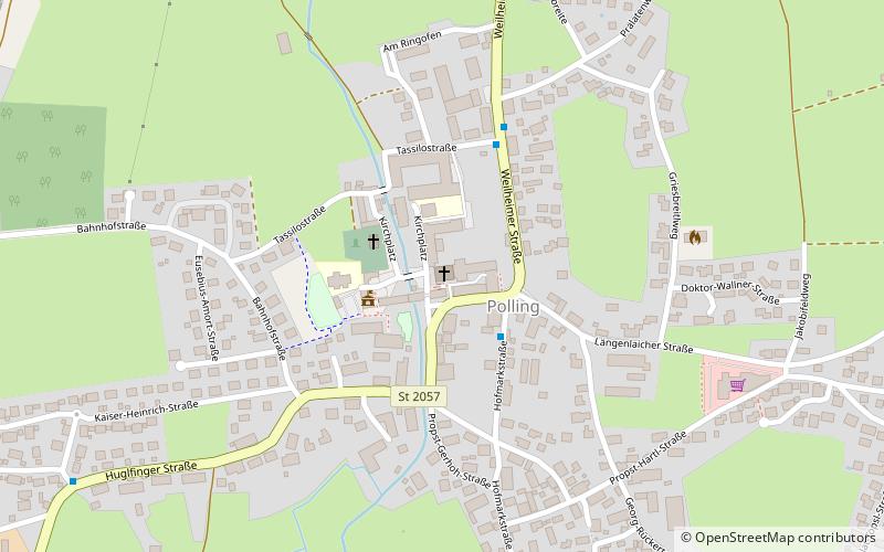Abbaye de Polling location map