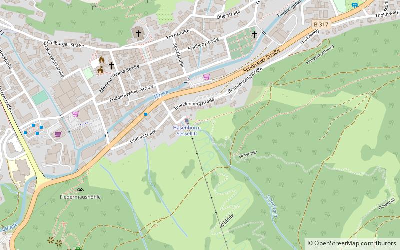 Hasenhorn-Sessellift location map