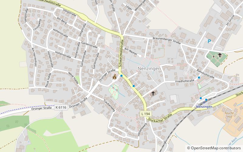 Orsingen-Nenzingen location map
