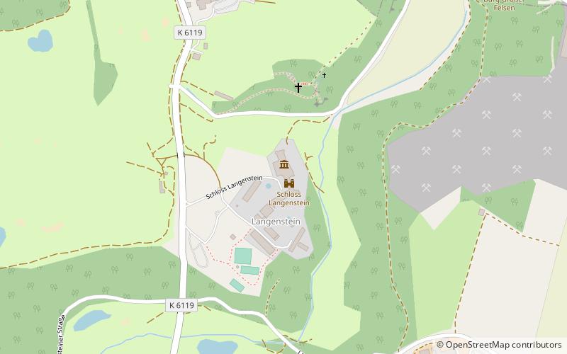 Langenstein Castle location map