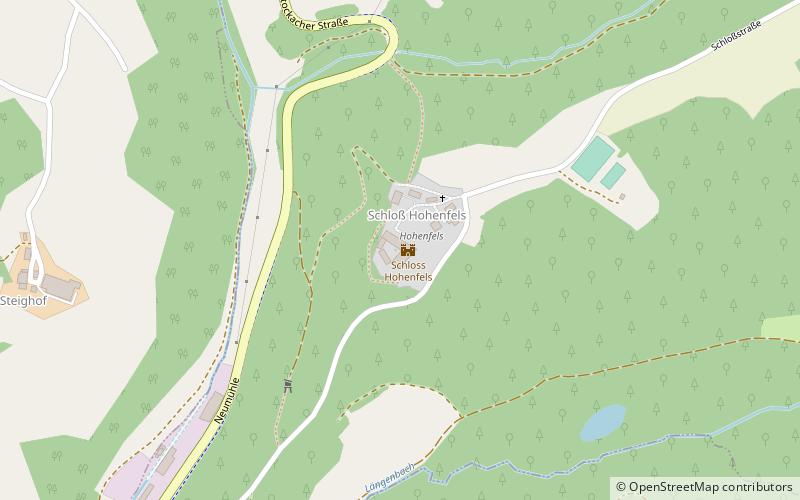 Hohenfels Castle location map