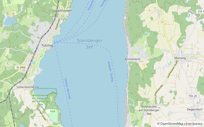 Lac de Starnberg location map