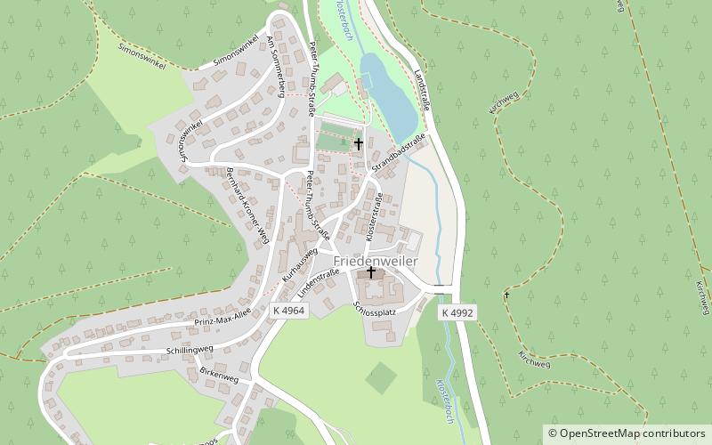 Friedenweiler location map