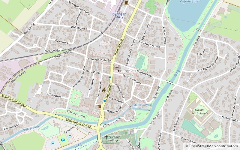 Hüfingen location map