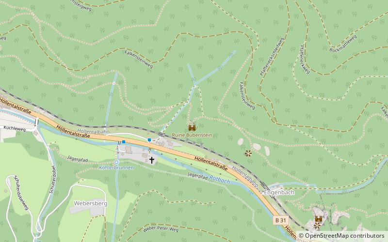 Bubenstein Castle location map