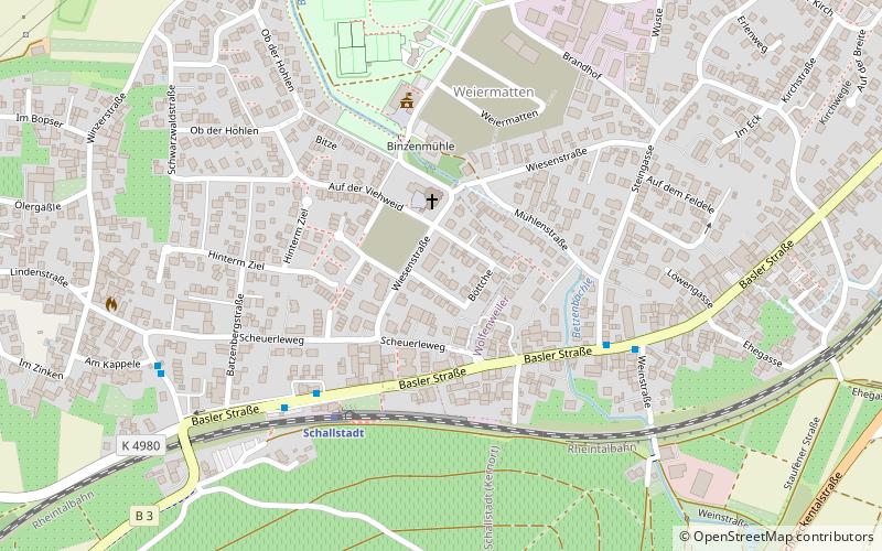 Schallstadt location map