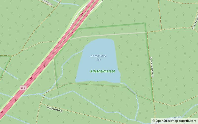 Arlesheimer See location map