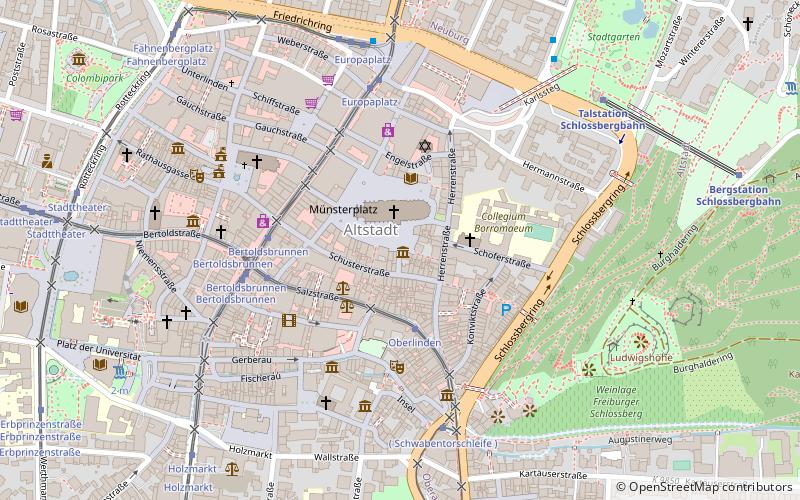 munsterplatz fryburg bryzgowijski location map