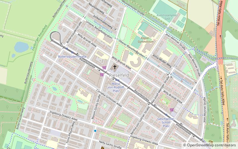 Rieselfeld location map