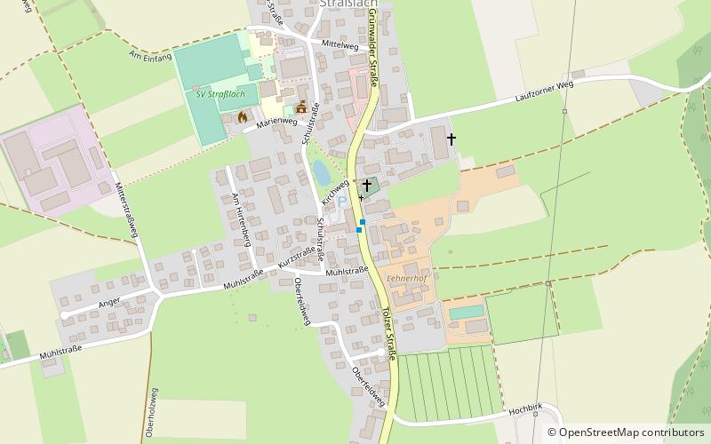 Straßlach-Dingharting location map