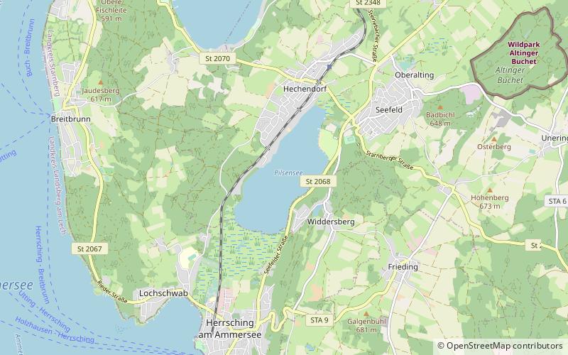 Pilsensee location map
