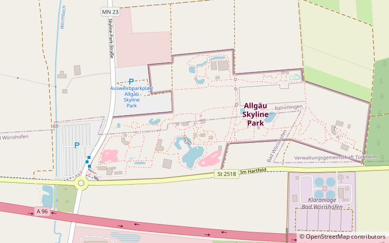 Allgäu Skyline Park location map