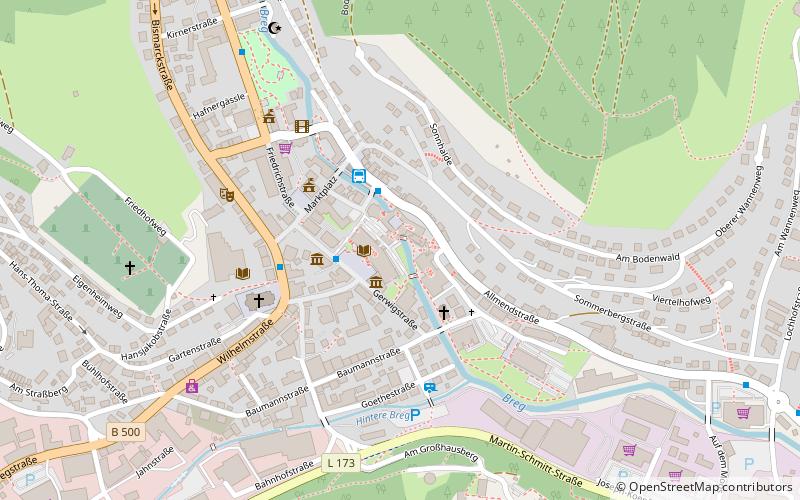 Université des sciences appliquées de Furtwangen location map