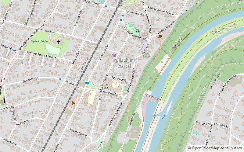 Pullach location map