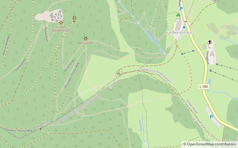 Kandel Mountain location map