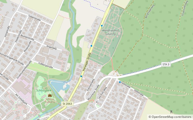 Jüdischer Friedhof Gauting location map