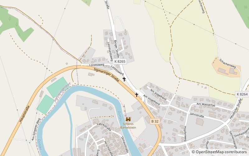 Loretokapelle location map