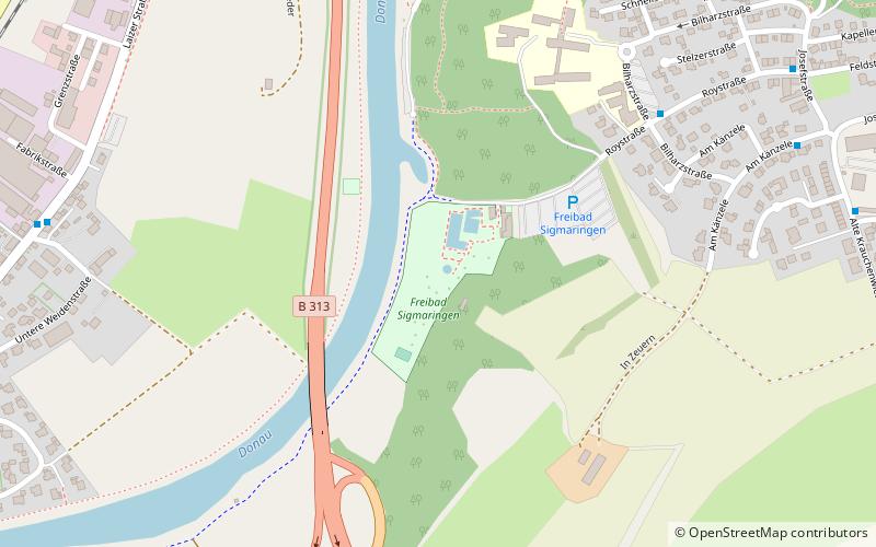 Freibad Sigmaringen location map