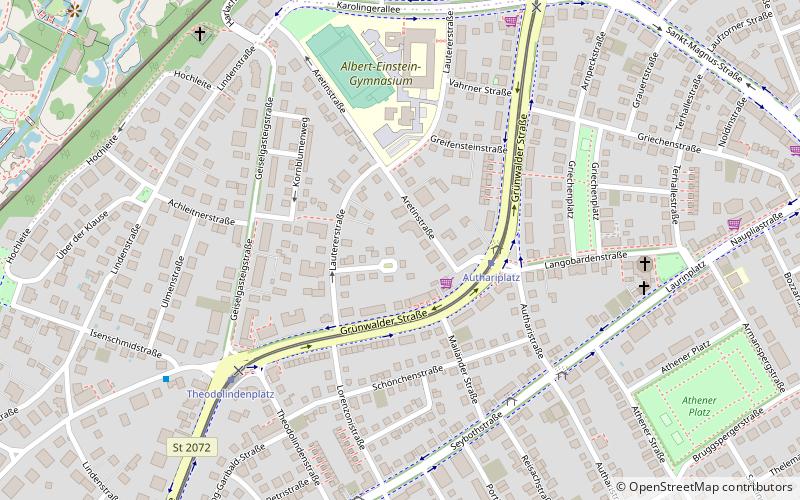 Untergiesing-Harlaching location map