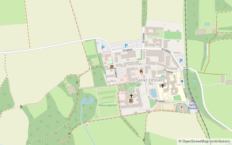 Abbaye de Sainte-Odile location map