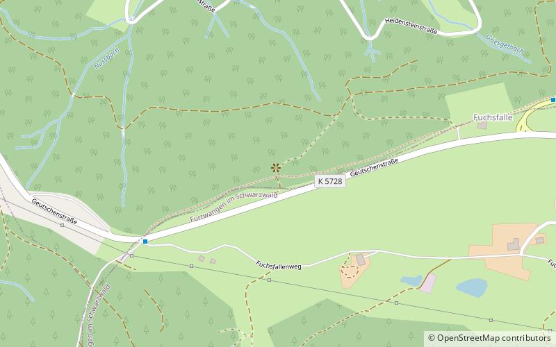 Triberg Gallows location map