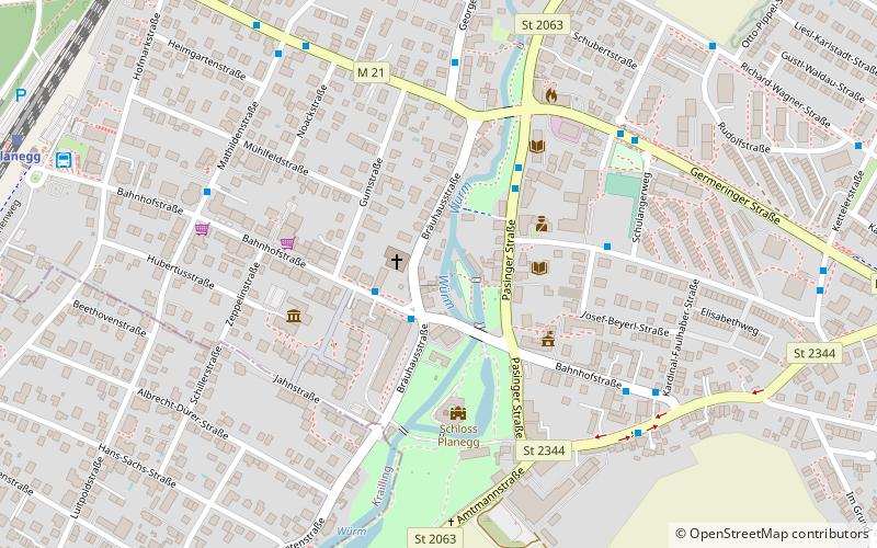 planegg munchen location map