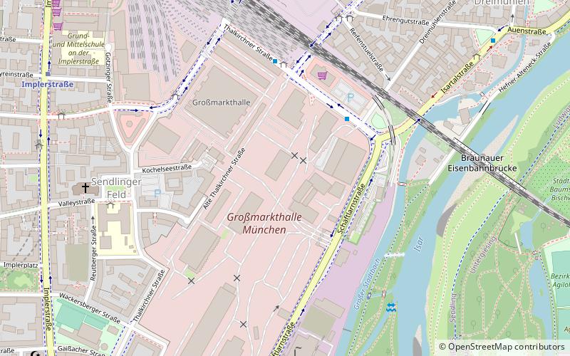 Großmarkthalle München location map