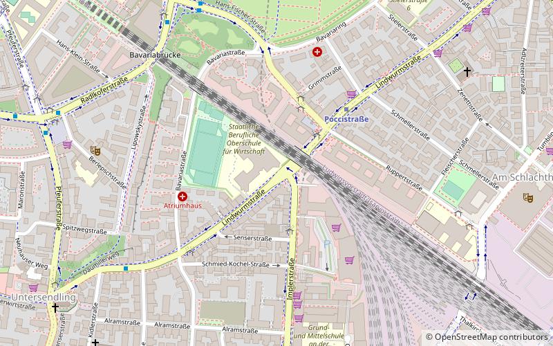 Lindwurmstraße location map