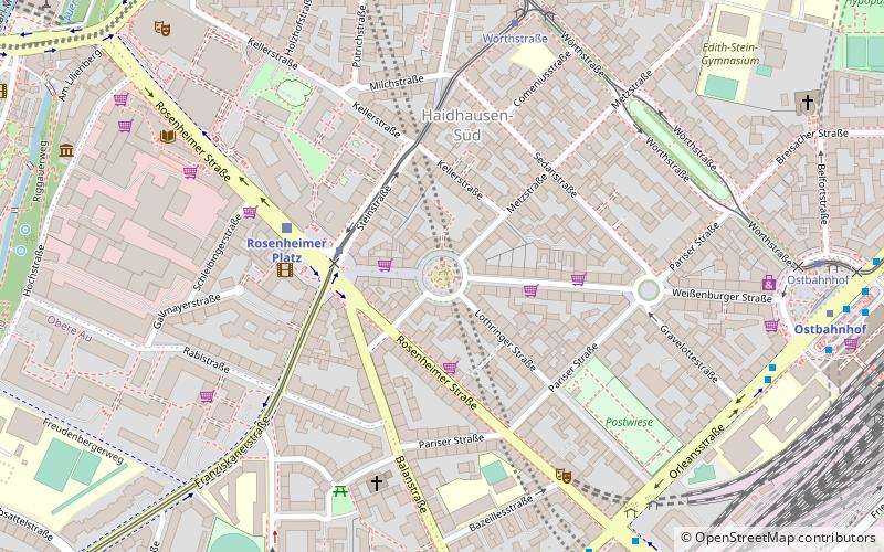 Weißenburger Platz location map